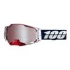 Maschera 100% Armega Rosso Con Lenti Bianco -Bicicletta Negozio 100 841269166812 001