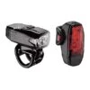 Kit Luci Anteriore E Posteriore Lezyne KTV Drive Pair USB Nero -Bicicletta Negozio 4712806001988