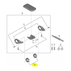 Adattatore Shimano STEPS SC-E6100 25,4