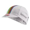 Castelli Cappellino Soudal Quick-Step 2023 World Champion Bianco Arcobaleno -Bicicletta Negozio ca 4233242 111 001