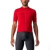 Maglia Castelli Classifica Manica Corta Rosso -Bicicletta Negozio ca 4521021 023 001