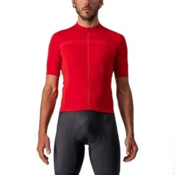 Maglia Castelli Classifica Manica Corta Rosso