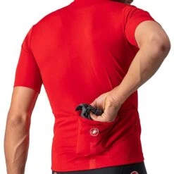 Maglia Castelli Classifica Manica Corta Rosso -Bicicletta Negozio ca 4521021 023 003