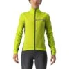 Giacca A Vento Sottile Castelli Squadra Stretch Verde Lime Elettrico Grigio Donna -Bicicletta Negozio ca 4521529 383 001