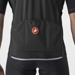 Maglia Castelli Perfetto RoS 2 Wind Rosso Corsa GORE-TEX INFINIUM™ Manica Corta Grigio Nichel -Bicicletta Negozio ca 4522513 064 003