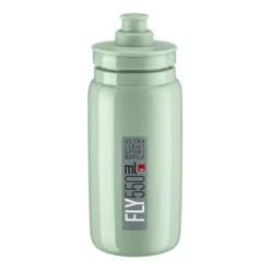 Borraccia Elite Fly Verde Turchese Logo Grigio 550 Ml