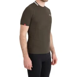 T-shirt Finisseur Gravel Manica Corta Verde Kaki -Bicicletta Negozio fns c133ss2105 01 181