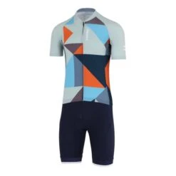 Completo Finisseur Core Tangram Azzurro Bianco