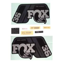 Adesivi Fox Racing Shox 36 Performance Series 2021 Nero Opaco