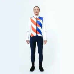 Gore Wear Maglia GOREWEAR Progress Thermo Manica Lunga Bianco Rosso Blu Donna -Bicicletta Negozio gow 100820 01ay 004