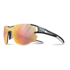 Occhiali Julbo Aerolite Nero Con Lenti REACTIV Photochromic Performance 1-3 Light Amplifier Rosa Donna