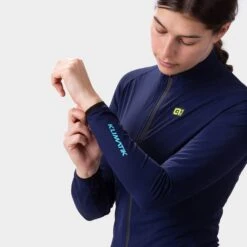 ALE Giacca Alé Racing Blu Marino Donna -Bicicletta Negozio l05646219 racing lady jacket 6