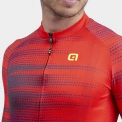 ALE Maglia Alé Solid Turbo Manica Corta Rosso Chiaro 12 ALE Maglia Alé Solid Turbo Manica Corta Rosso Chiaro -Bicicletta Negozio l22130405 5