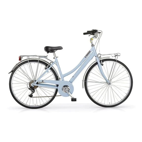 Bicicletta Urbana MBM Central 28" 6V Azzurro Donna 3 Bicicletta Urbana MBM Central 28" 6V Azzurro Donna