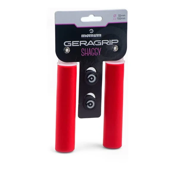 Manopole Momum Geargrip Shaggy 32mm Rosso 4 Manopole Momum Geargrip Shaggy 32mm Rosso - immagine 2