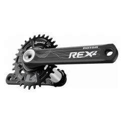 Pedivelle MTB Rotor REX 2.1x1 Boost Nero