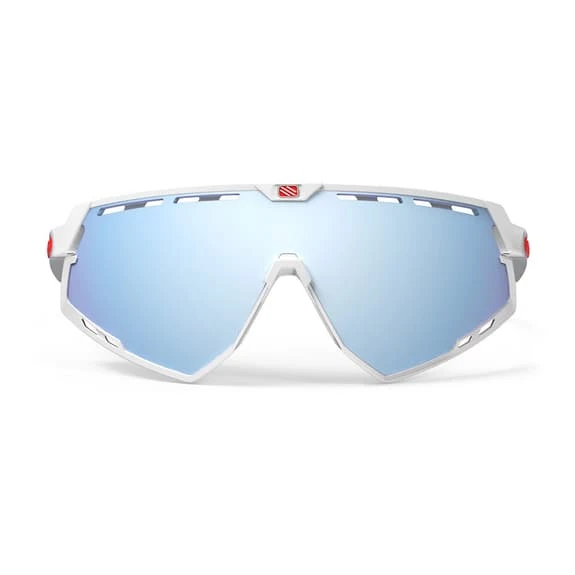 Occhiali Rudy Project Defender Bianco Blu Rosso Lente RP Optics Multilaser Blu 4 Occhiali Rudy Project Defender Bianco Blu Rosso Lente RP Optics Multilaser Blu - immagine 2