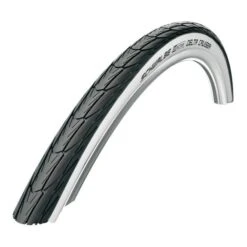 Copertoncino Rigido Schwalbe Delta Cruiser 24x1 3/8 K-Guard Riflettente Nero Bianco