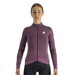 Maglia Sportful Monocrom Manica Lunga Lilla Donna