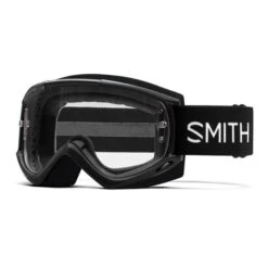 Maschera Smith Fuel V1 Nero Con Lente Transparente