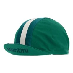 Cappellino Santini Bengal Verde Bianco -Bicicletta Negozio st 3s460cotbeng ve 005