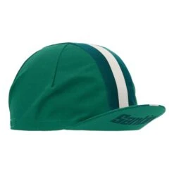 Cappellino Santini Bengal Verde Bianco -Bicicletta Negozio st 3s460cotbeng ve 006