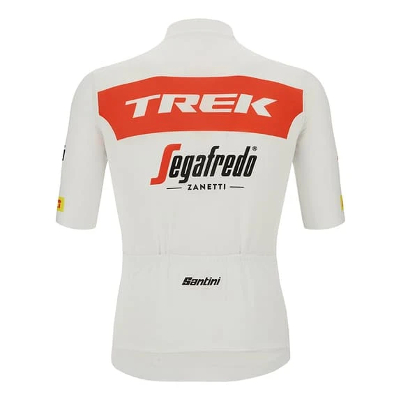 Santini Completo Trek-Segafredo 2022 Pro Team Bianco Rosso - Sleek Fit 6 Santini Completo Trek-Segafredo 2022 Pro Team Bianco Rosso - Sleek Fit - immagine 4