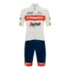 Santini Completo Trek-Segafredo 2022 Pro Team Bianco Rosso - Sleek Fit 1 Santini Completo Trek-Segafredo 2022 Pro Team Bianco Rosso - Sleek Fit -Bicicletta Negozio st trek22 3 000