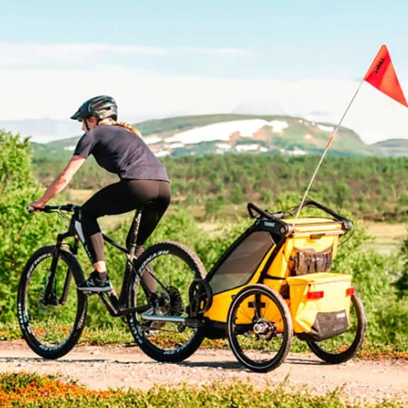 Rimorchio Thule Chariot Sport 2 Giallo 4 Rimorchio Thule Chariot Sport 2 Giallo - immagine 2