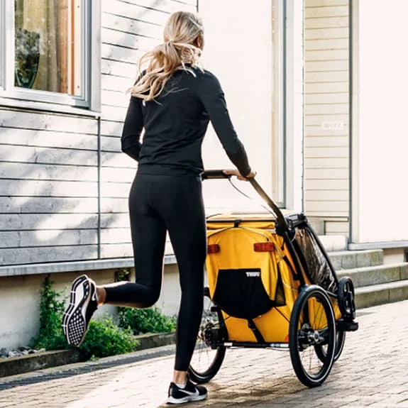 Rimorchio Thule Chariot Sport 2 Giallo 5 Rimorchio Thule Chariot Sport 2 Giallo - immagine 3