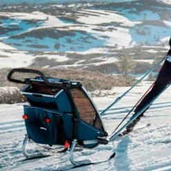 Rimorchio Thule Chariot Cross 2 Azzurro -Bicicletta Negozio th10202024 003