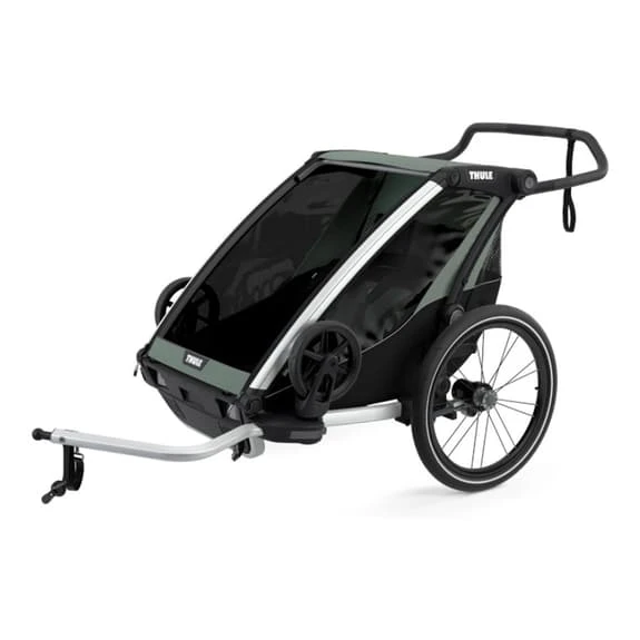 Rimorchio Thule Chariot Lite 2 Nero Grigio 3 Rimorchio Thule Chariot Lite 2 Nero Grigio