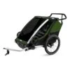 Rimorchio Thule Chariot Cab 2 Verde -Bicicletta Negozio th10204021 001