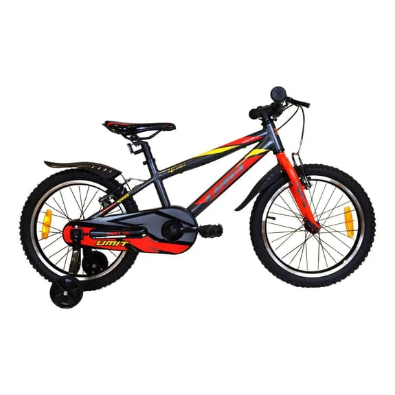Bicicletta Per Bambini Umit 18" 180 Grigio Rosso 3 Bicicletta Per Bambini Umit 18" 180 Grigio Rosso