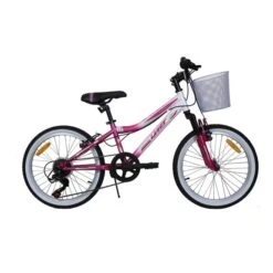 Bicicletta Per Bambini Umit 20" Rosa Bianco