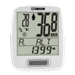 Contachilometri Union 21 Funzioni Senza Cavo Bianco